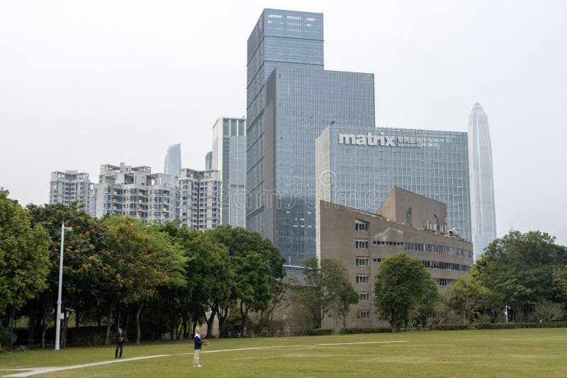 Park Lianhuashan w Shenzhen obraz stock