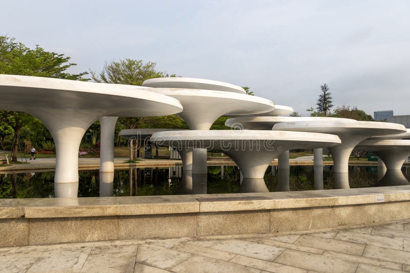 Park Lianhuashan w Shenzhen obrazy stock