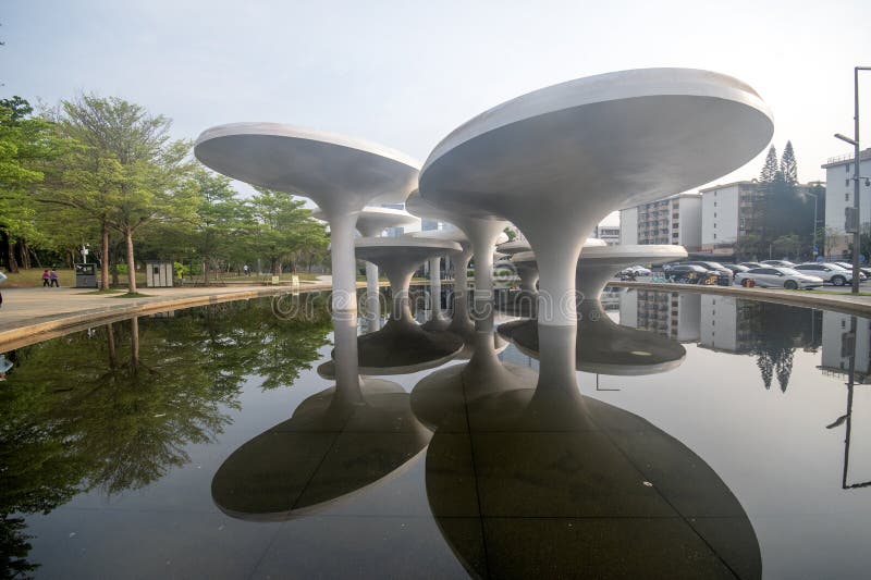 Park Lianhuashan w Shenzhen obraz stock