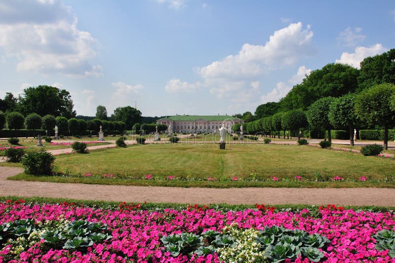 Park in a museum of Kuskovo. Moscow.