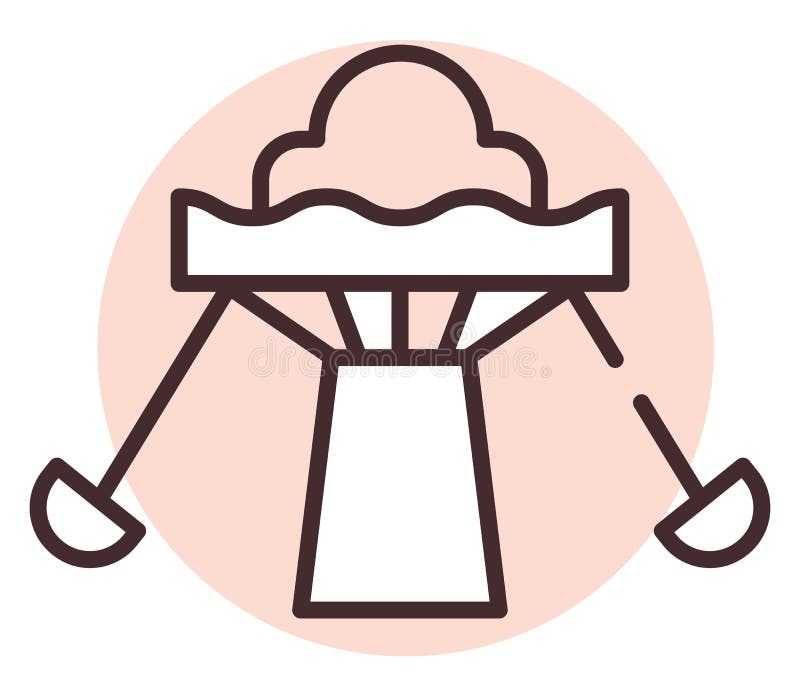 Park rides, icon royalty free illustration