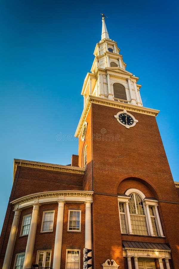 Park Street Church in Boston, Massachusetts.