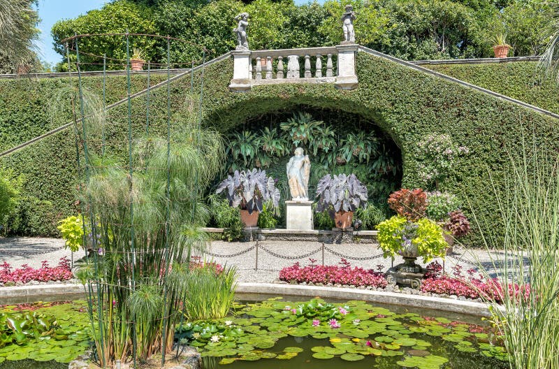 Parken Sie Garten Von Insel Madre - Isola Madre, Italien Stockbild