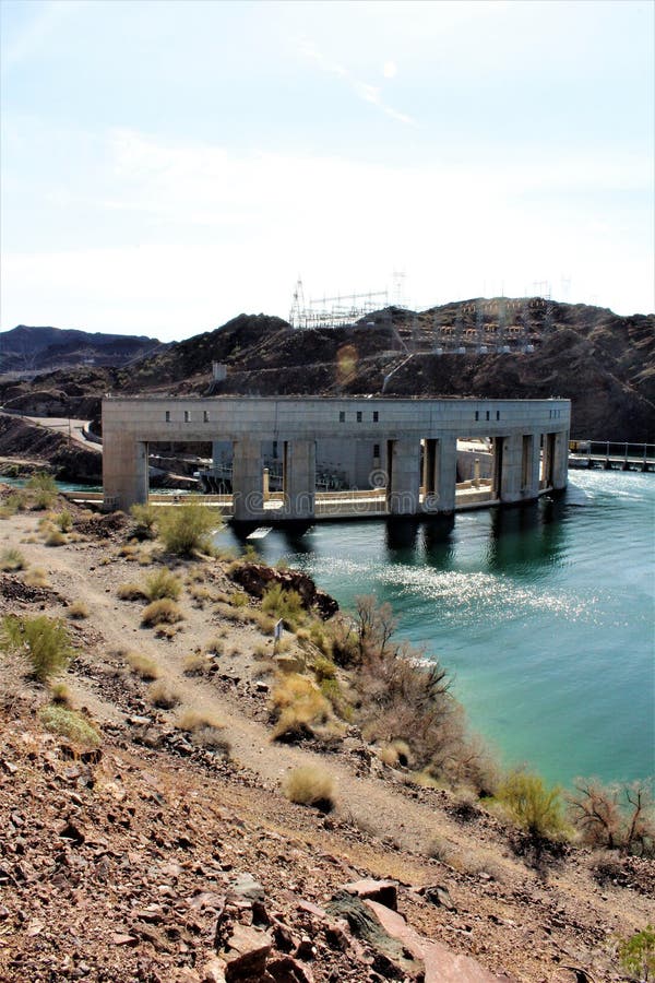 Parker Dam, Parker, o Arizona, La Paz County, Estados Unidos imagem de stock Parker Dam, Parker, o Arizona, La Paz County, Estados Unidos imagem de stock