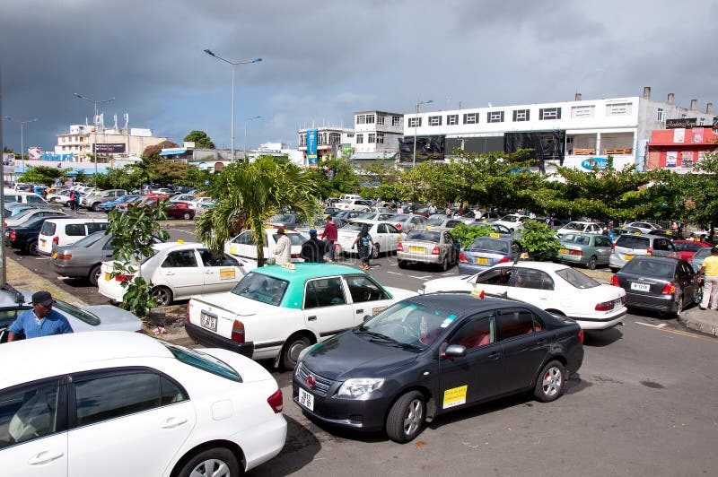 Parkeren Flacq, Mauritius royalty-vrije stock foto's Parkeren Flacq, Mauritius royalty-vrije stock foto's