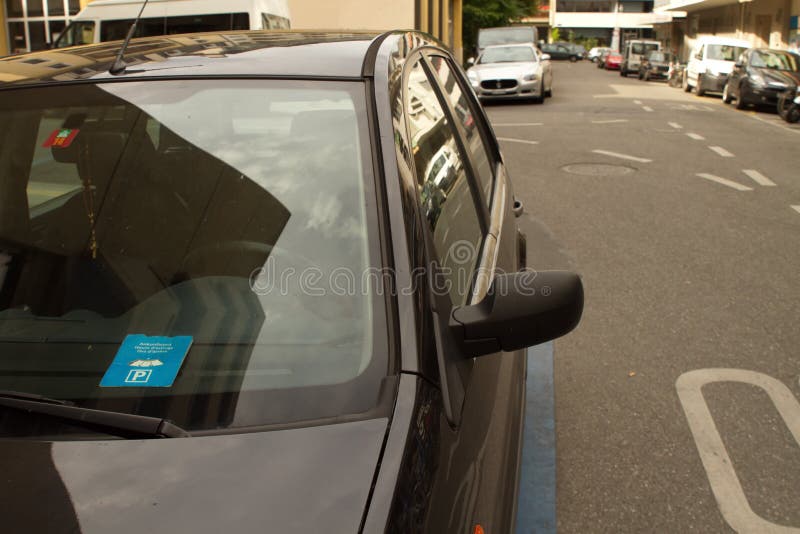 Parking Clock on Car Dashboard Stock Photo Image of disc, deadline 37464502
