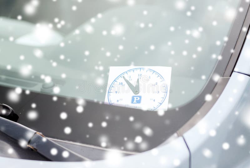 Parking Clock on Car Dashboard Stock Image Image of closeup, limit 34771087