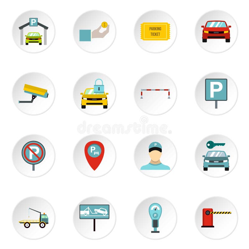 Parking ticket icon, cartoon style 14989092 Vector Art at Vecteezy