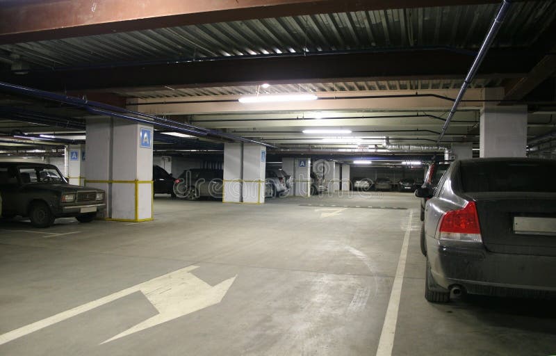 Parking interior royalty free stock image