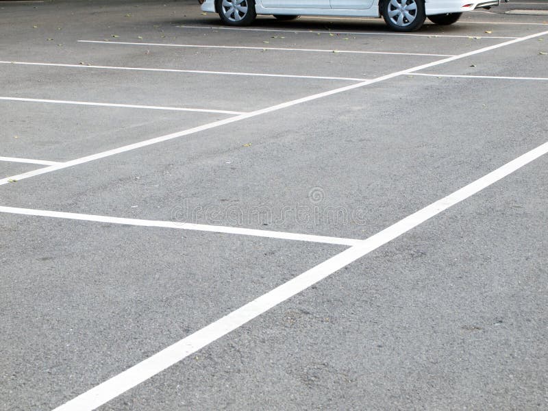 Parking lane outdoor stock image. Image of linear, design 62563909