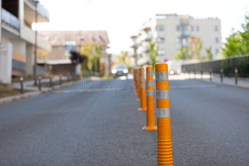 Parking lot barrier stock image. Image of business, drive 254900427
