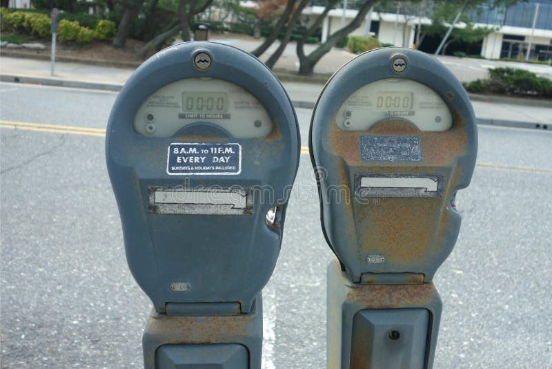 Parking Meters stock photo. Image of payment, parking 44717006