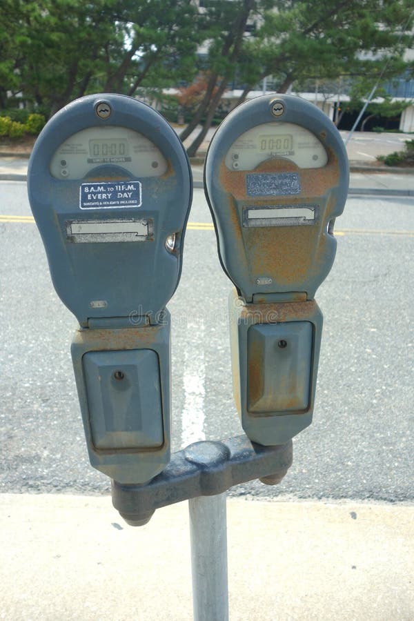 Parking Meters stock image. Image of cost, atlantic, payment 44717007