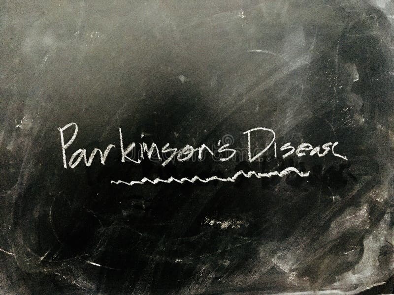 Parkinson ` s choroba ręcznie pisany na Blackboard fotografia stock Parkinson ` s choroba ręcznie pisany na Blackboard fotografia stock