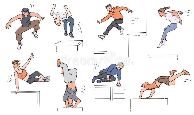 Descubrir 90+ imagen dibujos de parkour - Viaterra.mx