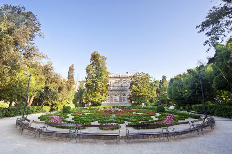 Parkowy Angiolina Opatija zdjęcie stock Parkowy Angiolina Opatija zdjęcie stock