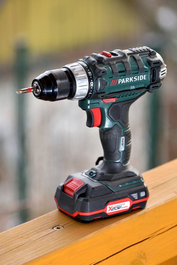 Parkside Performance 20V Cordless Drilldriver Editorial Stock Image - Image  of bore, battery: 140345244