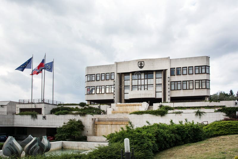 Parliament building in Bratislava, Slovakia