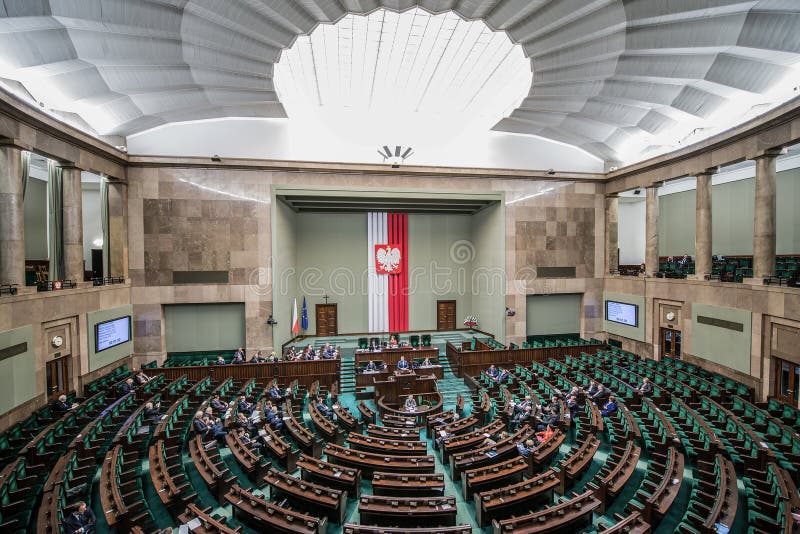 Parliament building in Poland