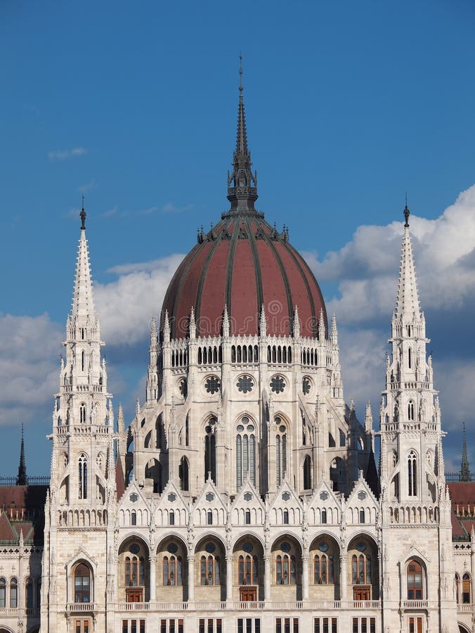 The Parliament of Hungary building in Budapest