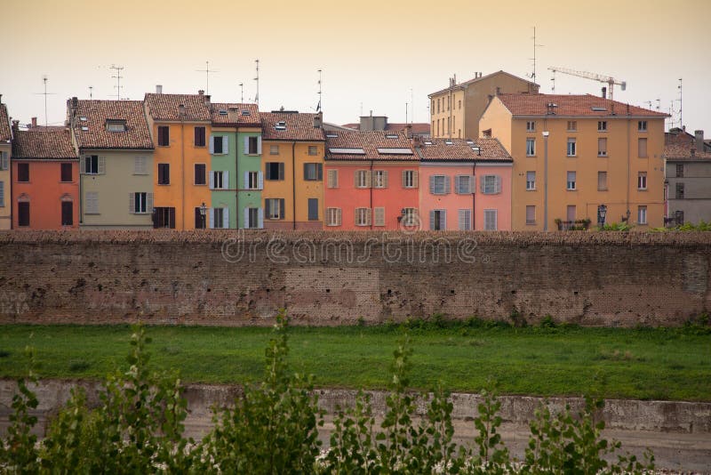 Parma stock photo. Image of townhouses, park, palaces 37996526