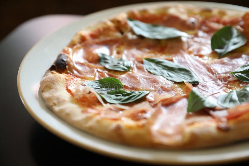 Parma Ham Pizza , Italian Food Stock Photo Image of italy, mozzarella