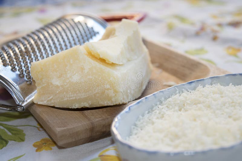Parmesan cheese to grate stock image. Image of rind, food 64287217