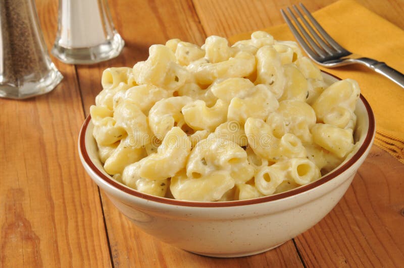 Parmesan Macaroni and Cheese Stock Photo Image of bowl, dinner 38333656