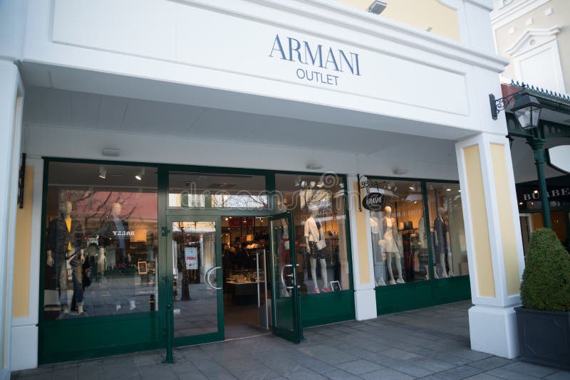 Armani Outlet Store in Parndorf, Austria. Editorial Stock Photo - Image of  design, life: 110309303