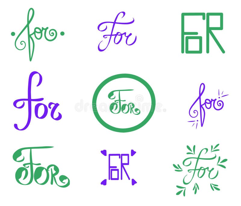 Parola del fermo di vettore per Carta disegnata a mano dell'illustrazione viola verde Stile d'annata della lettera dell'estratto illustrazione vettoriale Parola del fermo di vettore per Carta disegnata a mano dell'illustrazione viola verde Stile d'annata della lettera dell'estratto illustrazione vettoriale