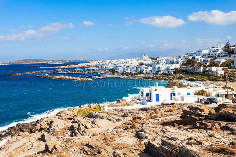 Paros island aerial view royalty free stock photo Paros island aerial view royalty free stock photo