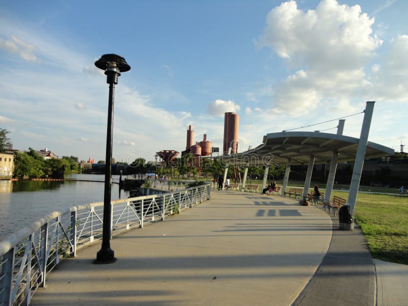 Site of a concrete plant from the late 1940s through 1987, the land that is now Concrete Plant Park was acquired by Parks in 2000. In close partnership with community organizations and public agencies, the Parks Department and the Bronx River Alliance began the revitalization of this formerly abandoned site through re-establishing salt marshes on the riverbank once strewn with trash and tires, as well as reintroducing the public to the site through organizing community festivals and leading hundreds of residents out on the Bronx river to canoe and kayak. Site of a concrete plant from the late 1940s through 1987, the land that is now Concrete Plant Park was acquired by Parks in 2000. In close partnership with community organizations and public agencies, the Parks Department and the Bronx River Alliance began the revitalization of this formerly abandoned site through re-establishing salt marshes on the riverbank once strewn with trash and tires, as well as reintroducing the public to the site through organizing community festivals and leading hundreds of residents out on the Bronx river to canoe and kayak.