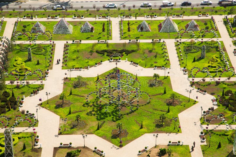 Parque da flor em Grozny