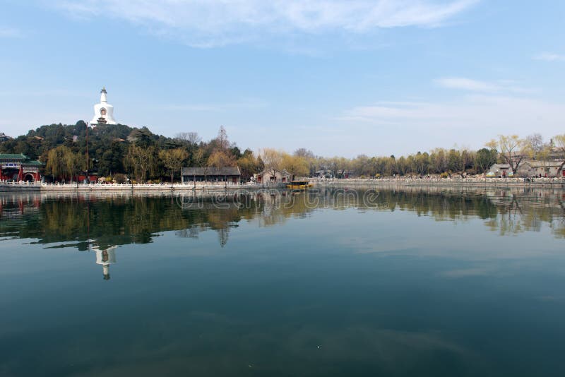 Parque de Beihai en Pekín China imágenes de archivo libres de regalías Parque de Beihai en Pekín China imágenes de archivo libres de regalías