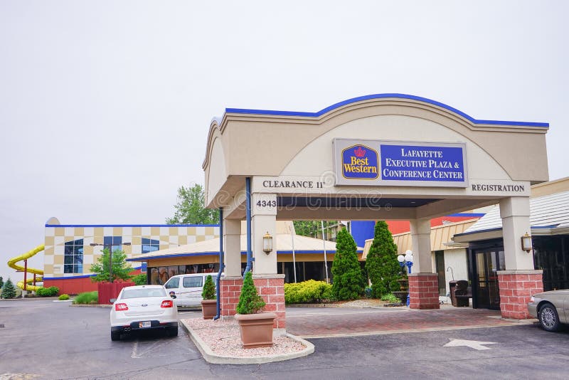 Best Western e parque aquático Buccaneer Bay fotos de stock