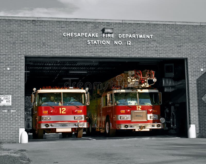 Parque de bomberos fotografía de archivo libre de regalías Parque de bomberos fotografía de archivo libre de regalías