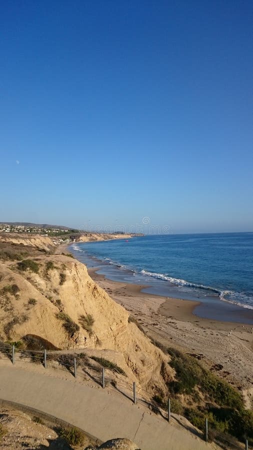 Parque de estado de Crystal Cove California imagen de archivo