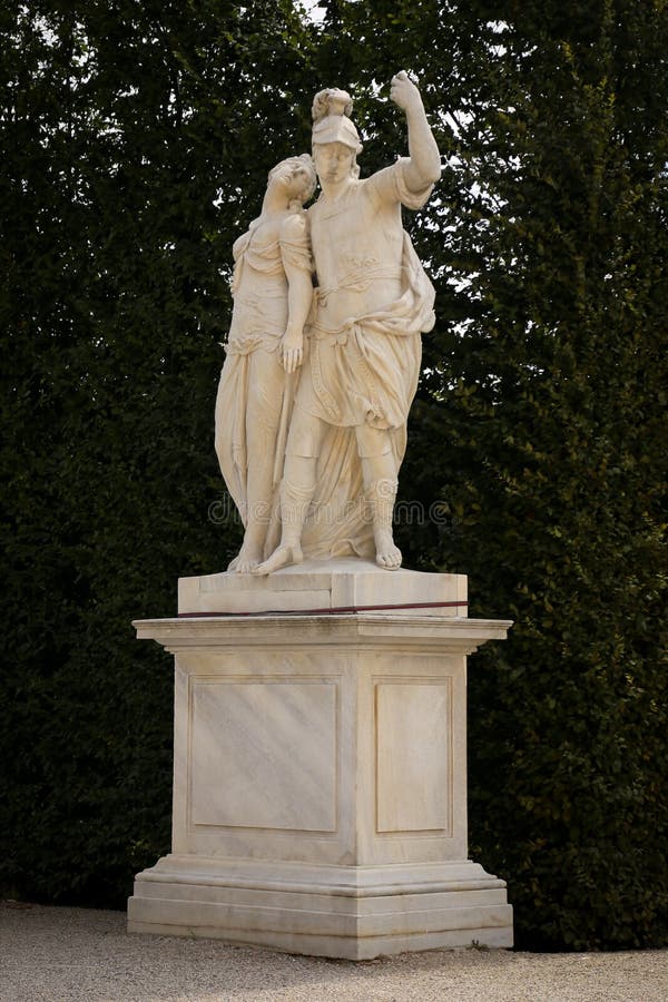 Parque del jardín de palacio de Schonbrunn, Viena imágenes de archivo libres de regalías Parque del jardín de palacio de Schonbrunn, Viena imágenes de archivo libres de regalías