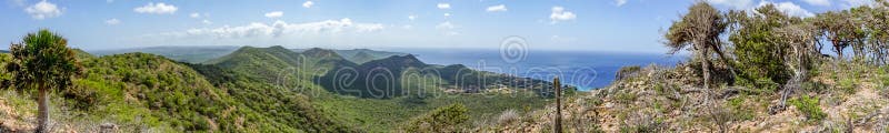 Parque nacional de Christoffel - panorama fotos de stock royalty free Parque nacional de Christoffel - panorama fotos de stock royalty free