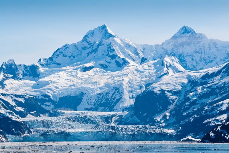 Parque nacional de louro de geleira em Alaska