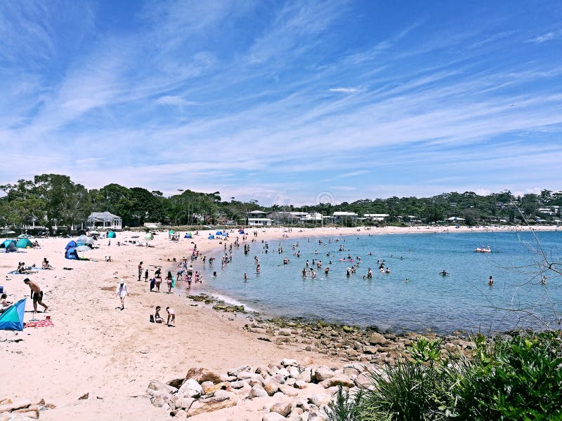 Parque nacional real de la playa de Bundeena @, Sydney foto de archivo libre de regalías Parque nacional real de la playa de Bundeena @, Sydney foto de archivo libre de regalías