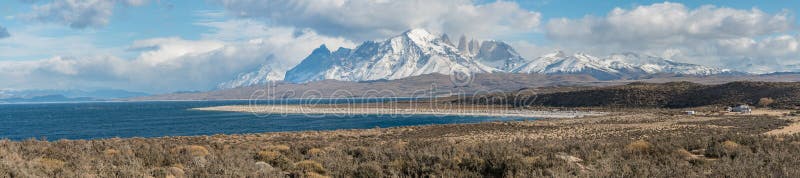 Parque Nacional Torres del Paine in Chile stock photos Parque Nacional Torres del Paine in Chile stock photos