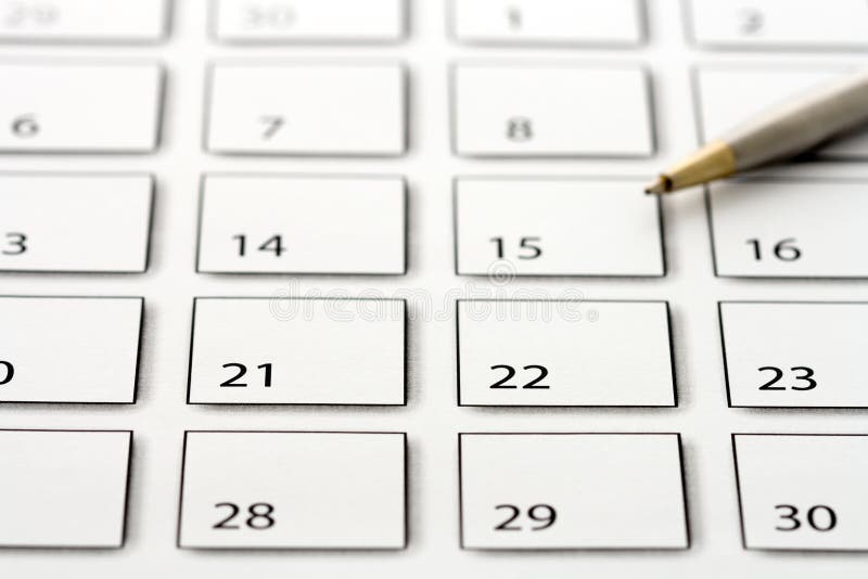 Parquez sur le calendrier 3 photographie stock Parquez sur le calendrier 3 photographie stock