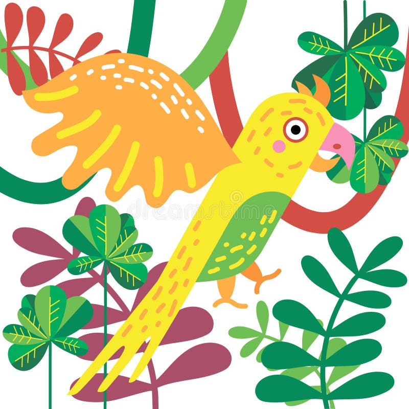 Parrot vector illustration Parrot vector illustration