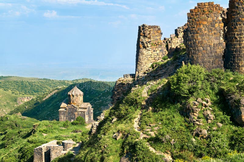Beautiful Medieval Fortress Amberd in Armenia Stock Photo - Image of ancient, landmark: 100196526