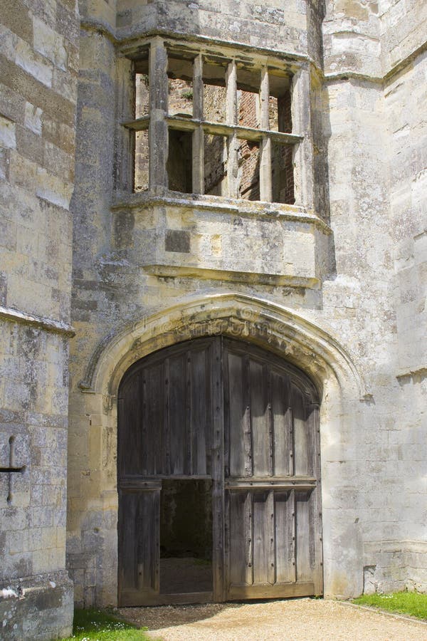 Part of the ancient ruins of the13th century Tudor Titchfield Abbey at Titchfield, Fareham in Hampshire in the New forest in the S