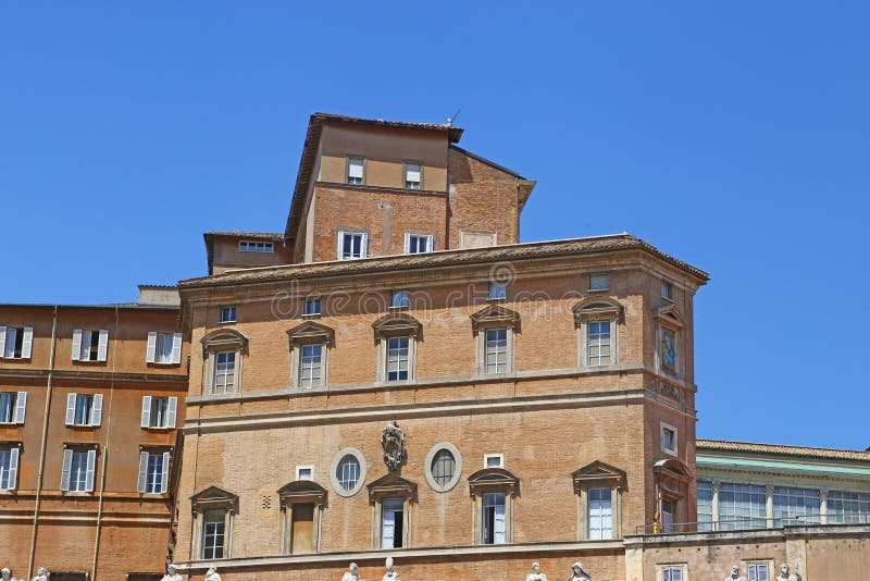 Part of the Apostolic Palace in Vatican City, Rome Italy Editorial ...