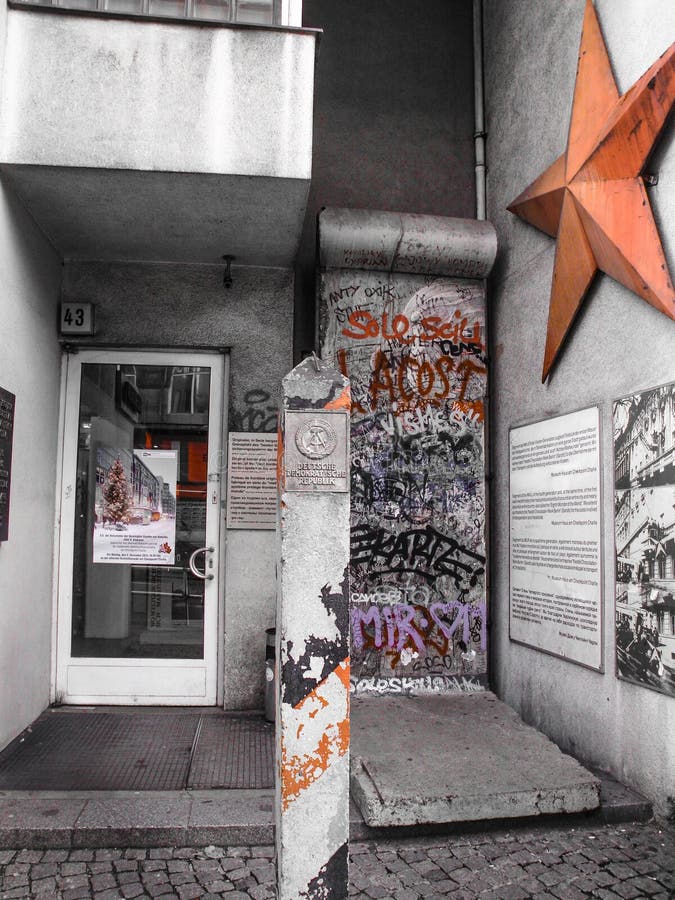 Part Of Berlin Wall royalty free stock photo Part Of Berlin Wall royalty free stock photo