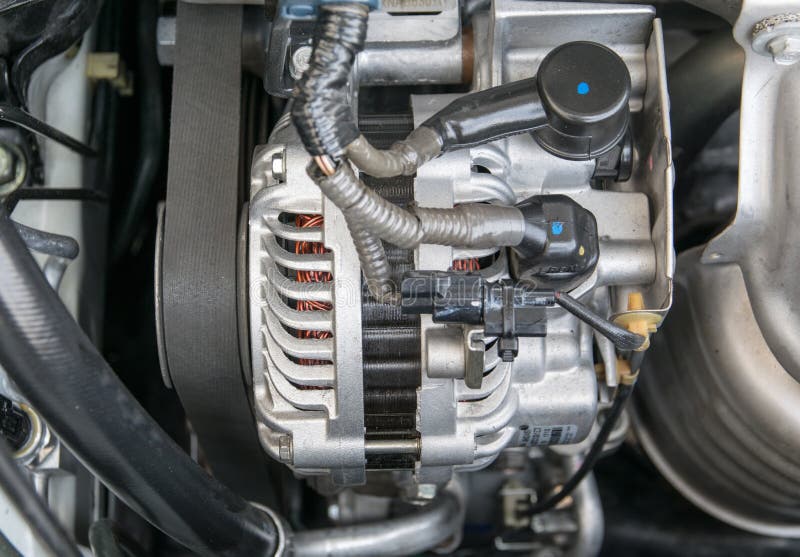 Part of car engine royalty free stock images