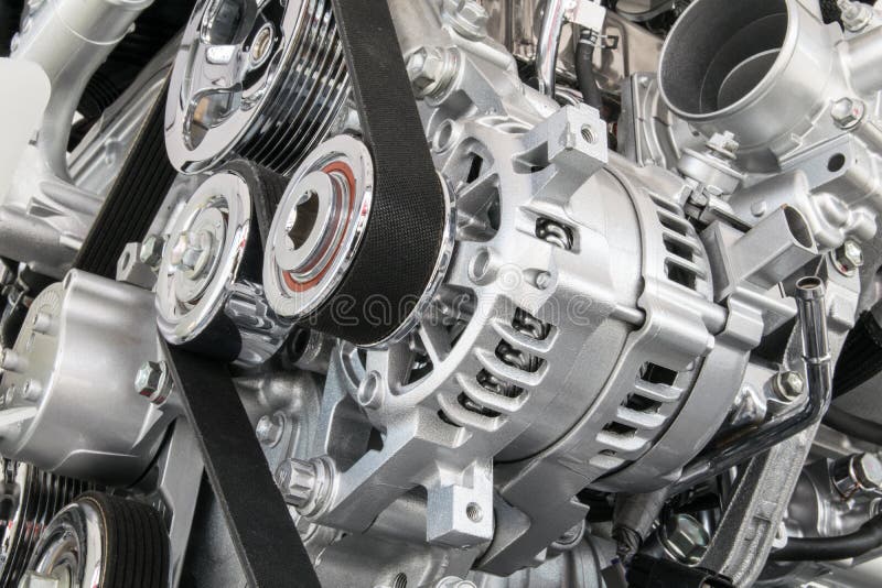 Part of car engine stock photos